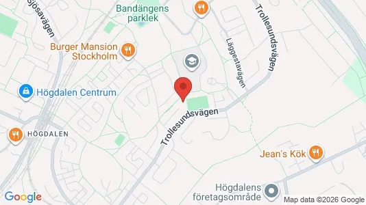 Lägenheter att hyra i Söderort - kort over placeringen