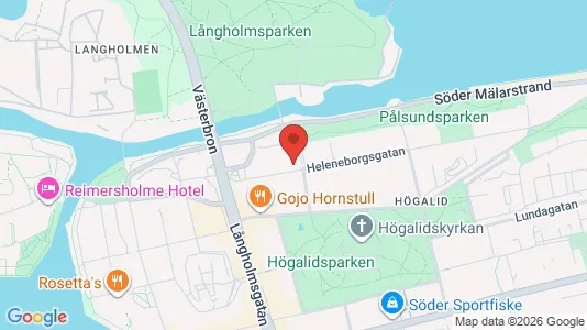 Lägenheter att hyra i Södermalm - kort over placeringen
