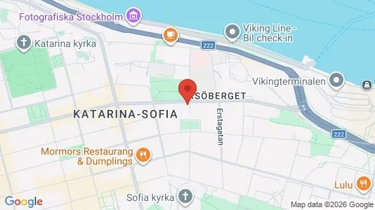 Lägenheter att hyra i Södermalm - kort over placeringen