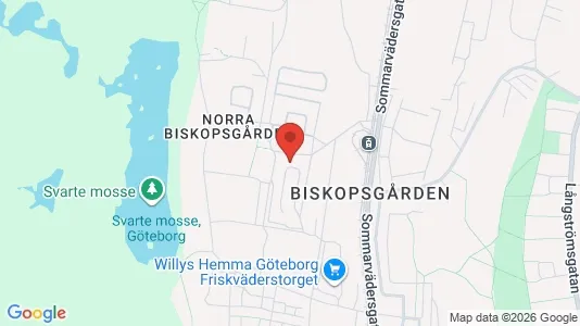 Lägenheter att hyra i Västra hisingen - kort over placeringen