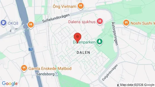Lägenheter att hyra i Söderort - kort over placeringen