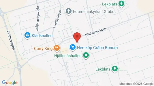 Lägenheter att hyra i Lerum - kort over placeringen