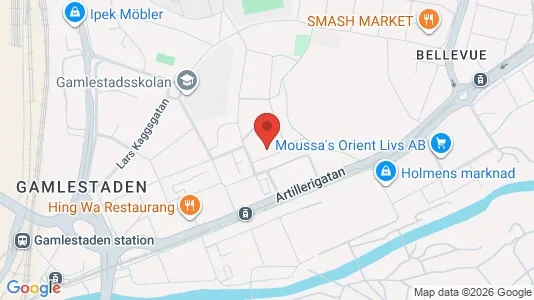 Lägenheter att hyra i Göteborg Östra - kort over placeringen