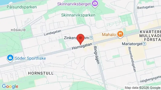 Lägenheter att hyra i Södermalm - kort over placeringen