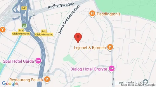 Lägenheter att hyra i Örgryte-Härlanda - kort over placeringen
