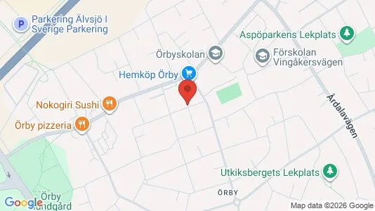 Lägenheter att hyra i Söderort - kort over placeringen