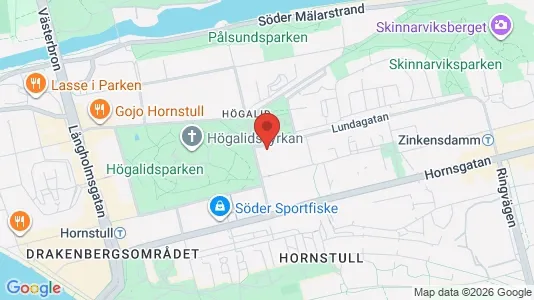 Lägenheter att hyra i Södermalm - kort over placeringen