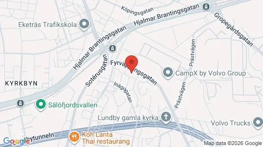 Lägenheter att hyra i Västra hisingen - kort over placeringen