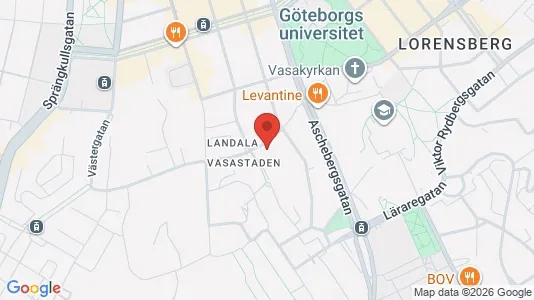 Lägenheter att hyra i Göteborg Centrum - kort over placeringen