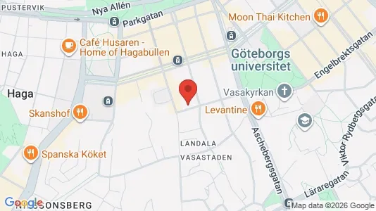 Lägenheter att hyra i Göteborg Centrum - kort over placeringen