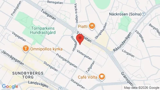 Lägenheter att hyra i Sundbyberg - kort over placeringen