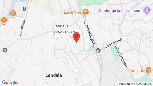 Lägenheter att hyra i Göteborg Centrum - kort over placeringen