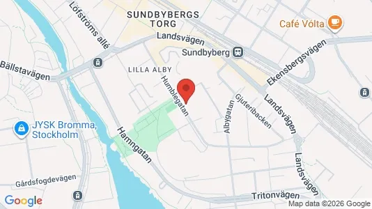 Lägenheter att hyra i Sundbyberg - kort over placeringen