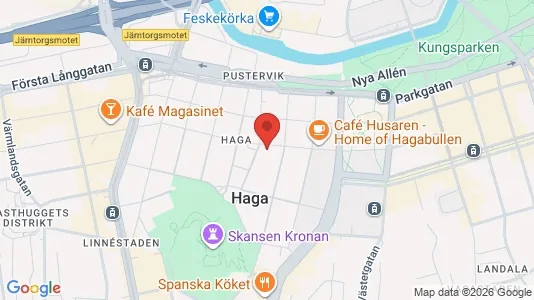 Lägenheter att hyra i Göteborg Centrum - kort over placeringen