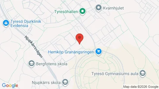 Lägenheter att hyra i Haninge - kort over placeringen