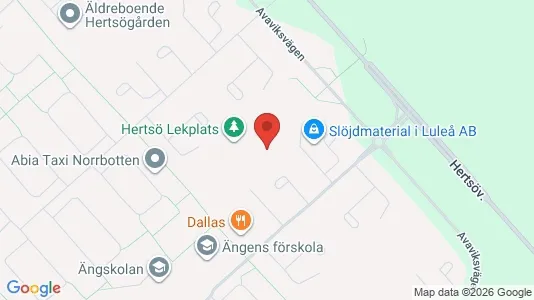 Lägenheter att hyra i Luleå - kort over placeringen