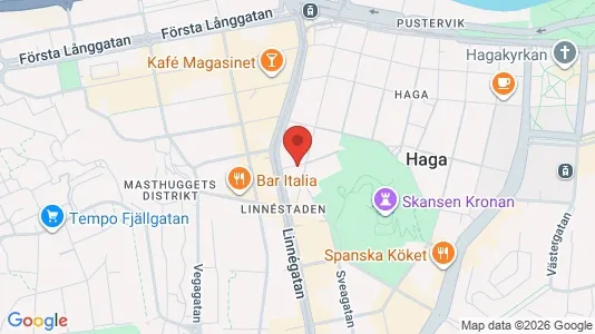 Lägenheter att hyra i Göteborg Centrum - kort over placeringen