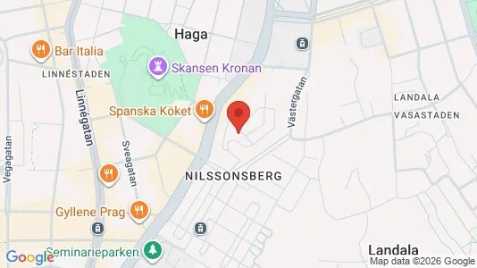 Lägenheter att hyra i Göteborg Centrum - kort over placeringen