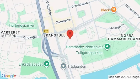 Lägenheter att hyra i Södermalm - kort over placeringen