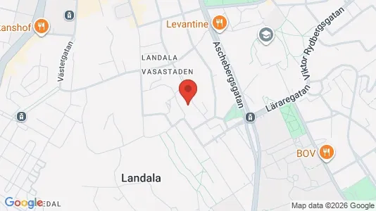 Lägenheter att hyra i Göteborg Centrum - kort over placeringen