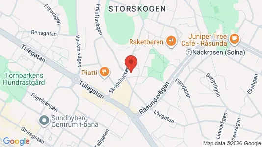 Lägenheter att hyra i Sundbyberg - kort over placeringen