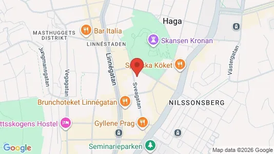 Lägenheter att hyra i Göteborg Centrum - kort over placeringen