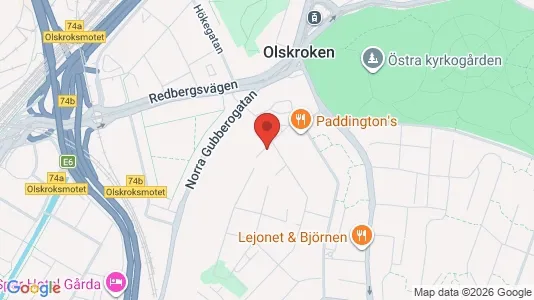 Lägenheter att hyra i Örgryte-Härlanda - kort over placeringen