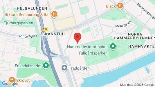 Lägenheter att hyra i Södermalm - kort over placeringen