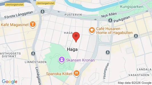 Lägenheter att hyra i Göteborg Centrum - kort over placeringen