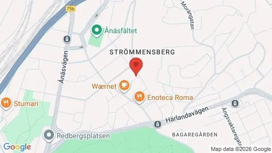 Lägenheter att hyra i Lundby - kort over placeringen
