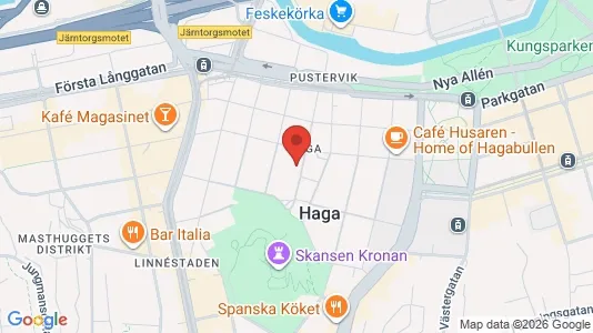 Lägenheter att hyra i Göteborg Centrum - kort over placeringen