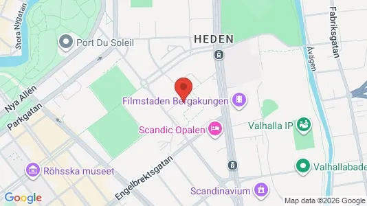 Lägenheter att hyra i Göteborg Centrum - kort over placeringen