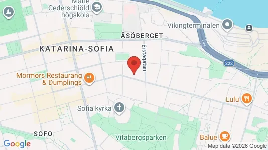 Lägenheter att hyra i Södermalm - kort over placeringen