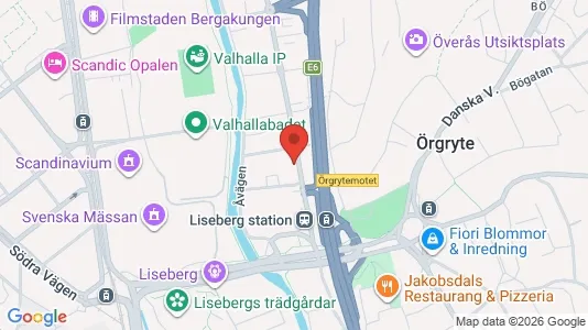 Lägenheter att hyra i Örgryte-Härlanda - kort over placeringen
