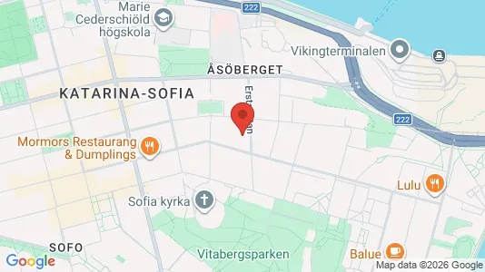 Lägenheter att hyra i Södermalm - kort over placeringen