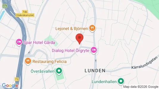 Lägenheter att hyra i Örgryte-Härlanda - kort over placeringen