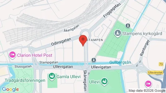 Lägenheter att hyra i Göteborg Centrum - kort over placeringen