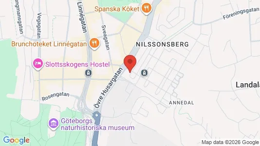 Lägenheter att hyra i Göteborg Centrum - kort over placeringen