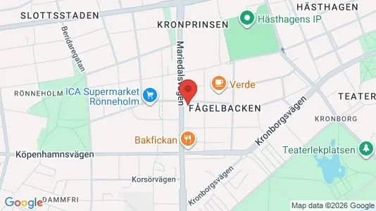 Lägenheter att hyra i Malmö Centrum - kort over placeringen