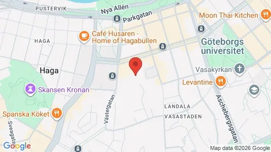 Lägenheter att hyra i Göteborg Centrum - kort over placeringen