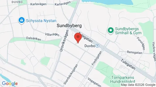 Lägenheter att hyra i Sundbyberg - kort over placeringen
