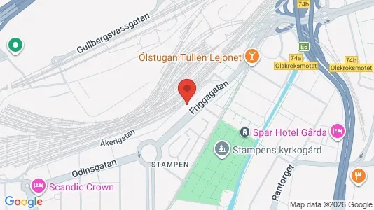 Lägenheter att hyra i Göteborg Centrum - kort over placeringen