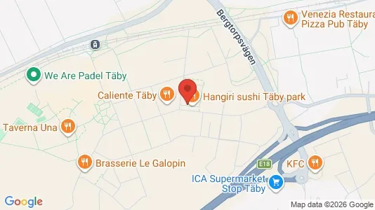 Lägenheter att hyra i Täby - kort over placeringen