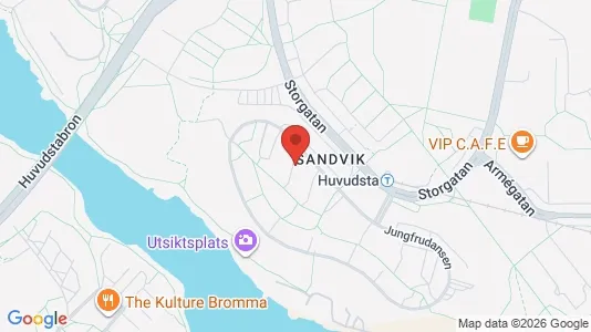 Lägenheter att hyra i Solna - kort over placeringen