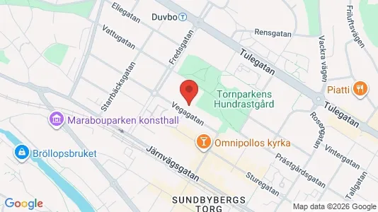 Lägenheter att hyra i Sundbyberg - kort over placeringen
