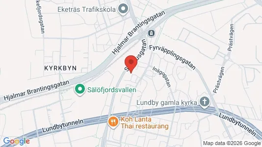Lägenheter att hyra i Västra hisingen - kort over placeringen