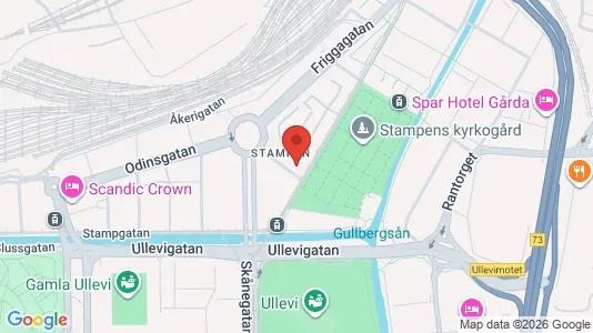 Lägenheter att hyra i Göteborg Centrum - kort over placeringen