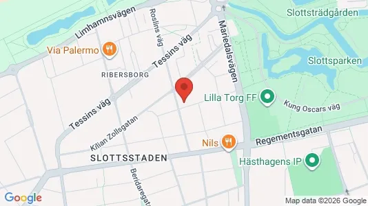 Lägenheter att hyra i Malmö Centrum - kort over placeringen
