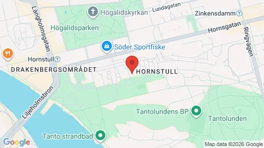 Lägenheter att hyra i Södermalm - kort over placeringen