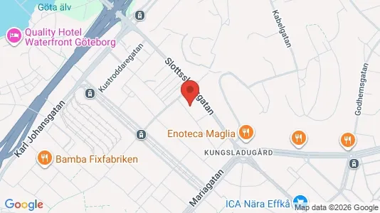 Lägenheter att hyra i Majorna-Linné - kort over placeringen